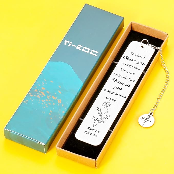 Baptism Gifts for Girls Kids, Inspirational Religious Cross Bookmark Gifts for Boss Lady Women Her Graduation Catholic Birthday Christmas Christian Church Gifts for Her