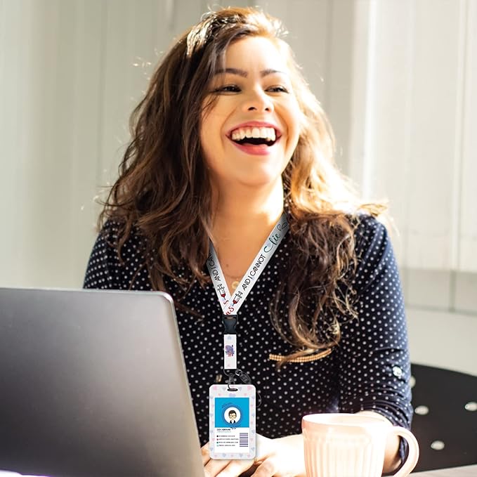 Phlebotomy Haematology Nurse Badge Reel Retractable with 360 Degrees Rotate Carabiner Clip Heavy Duty, ID Badge Holder with Detachable Lanyard, Funny ID Holder ID Clip Name Badge Clip Keychain