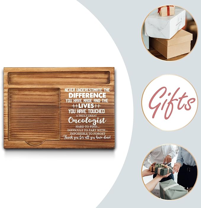 Oncologist Sticky Note Holder, Oncologist Thank You Appreciation Gifts for Men, Women, Oncologist Doctor Gifts, Oncologist Office Desk Self-Stick Note Pad Holders GSH388