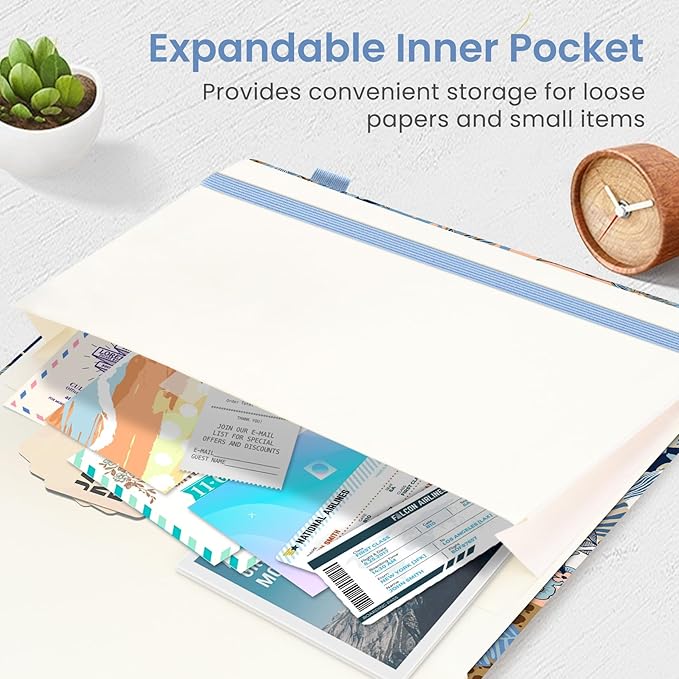 Bullet Dotted Journal Notebook for Women & Men, Hardcover Leather Journal for Writing, A5 Bullet Journaling Notebook for Work & Sketching, Perfect for Office School Home Supplies, 160 Pages, Lineage Flora