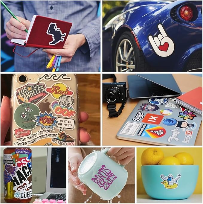 JANDJPACKAGING Printable Vinyl for Inkjet Printer - 30 Pack Printable Vinyl Sticker Paper Matte White - Standard Size 8.5"x11"