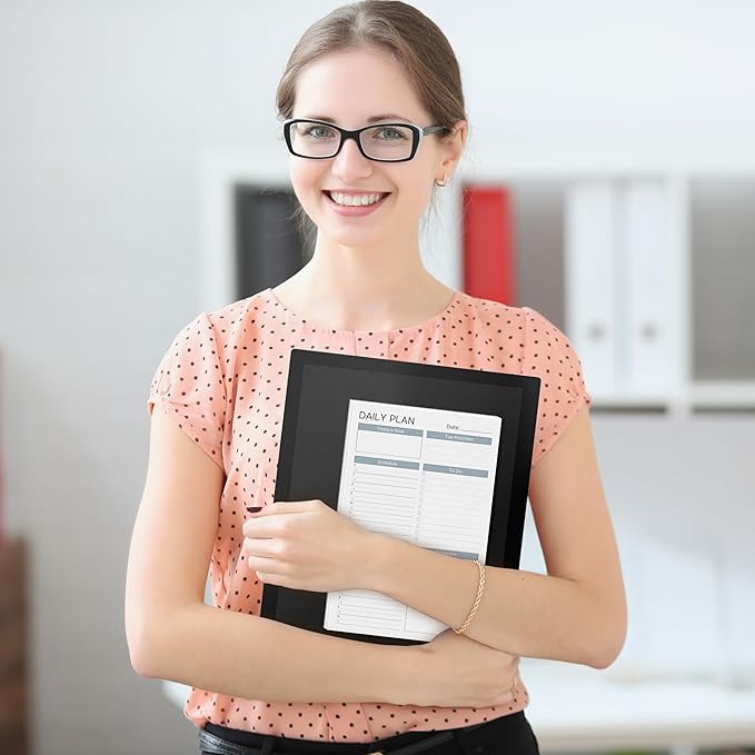 Dunwell Daily Planning Pad - 2 Pack Undated Daily Planner Pad, 54 Tear-Off Pages (5.5x8.5"), Daily To Do List Scheduler, Time Blocked Task Planner Notepad