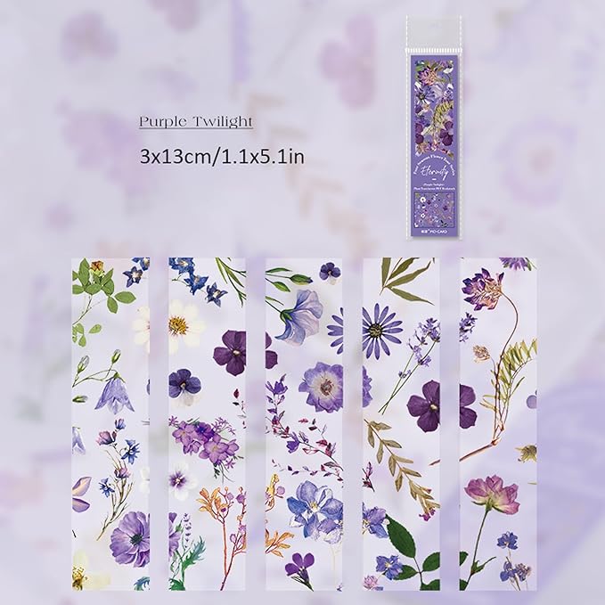 4 Pack 20 Sheets Flower Bookmark, Very Suitable for Women Bookmarks, Bookmarks Gifts