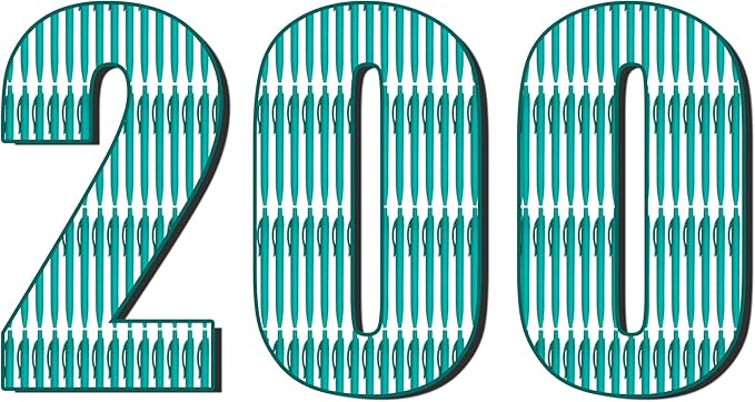 deegtran Pens Bulk, 200 Pack No Bleed Teal Blue Barrel Click Pens, Wholesale Retractable Ballpoint Pens, Pens Medium Point, Smooth Ink Pens, 1.0MM Black Ink