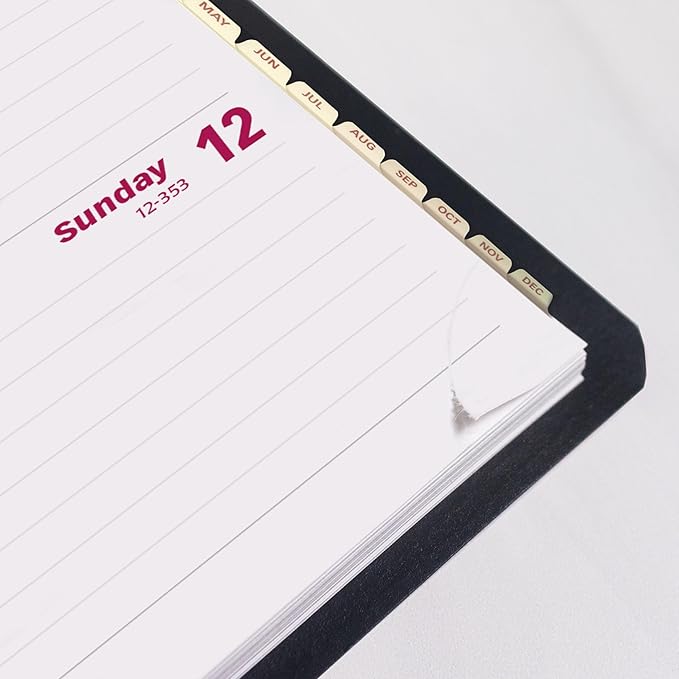 Brownline® 2025 Essential Weekly/Monthly Planner, 12 Months, January to December, Twin-Wire Binding, 8.5" x 6.75", Black (CB850.BLK-25)