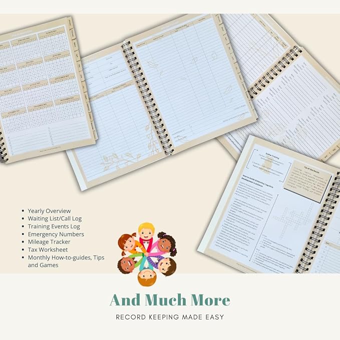 Daycare Provider Monthly Planner & Calendar: 8.5 x 11, INCLUDING Attendance Sheets w/Signature Columns And Much More