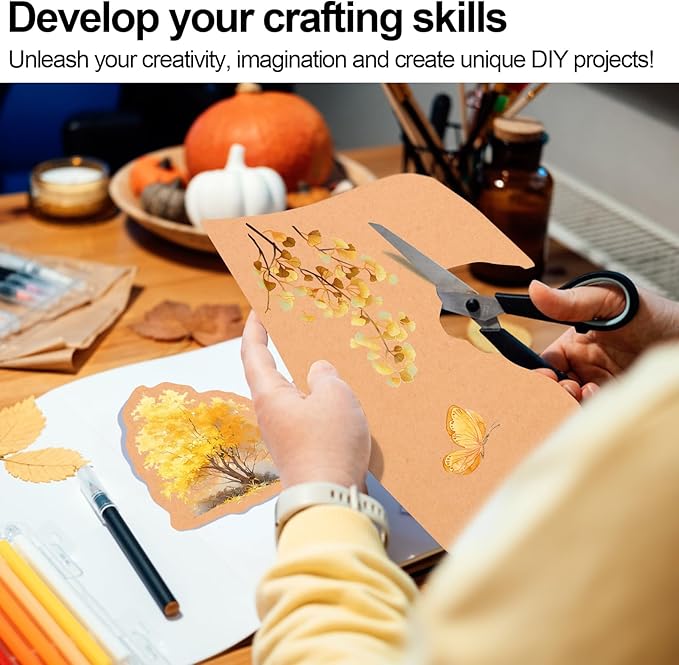 Joyberg Brown Cardstock 8.5 x 11, 230gsm Cover Cardstock Paper, 85 Lb Heavy Card Stock for Printer, Card Stock Paper for Invitations, Scrapbooking, Crafts, Diy Cards, Decoration, Drawing (30 Sheets)