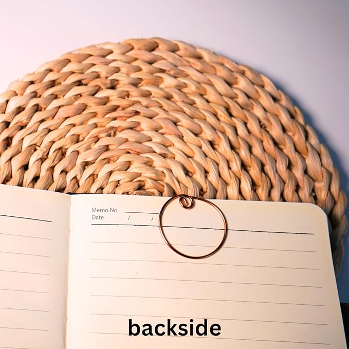 Personalized Initial Copper Bookmark, Set of 5, Handmade Copper Gift for Her, Him, Couple on Birthday, Wedding Anniversary, Alphabet Bookmark (T)