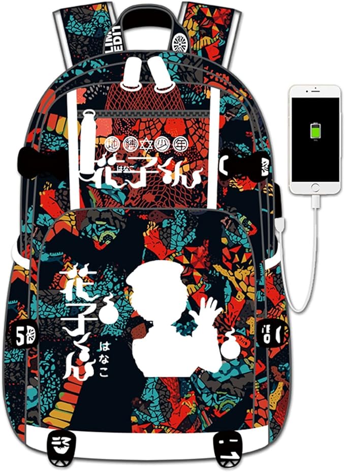 ISaikoy Anime Toilet Bound Hanako kun Backpack Satchel Bookbag Daypack School Bag Laptop Shoulder Bag Style10