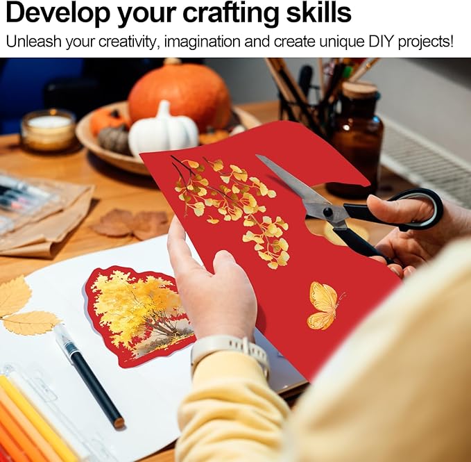 Joyberg Red Cardstock 8.5 x 11, 230gsm Cover Cardstock Paper, 85 Lb Heavy Card Stock for Printer, Card Stock Paper for Invitations, Scrapbooking, Crafts, Diy Cards, Decoration, Drawing (30 Sheets)