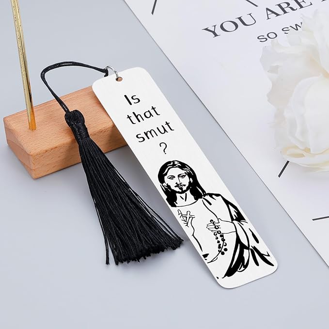 is That Smutt Jesus Bookmark,Dirty Santa Gifts,Smutty Bookmarks for Women Spicy,Women Gifts for Christmas,Stocking Stuffers for Women Adult Men,Smut Bookmarks,Gifts for Readers Book Lovers Women