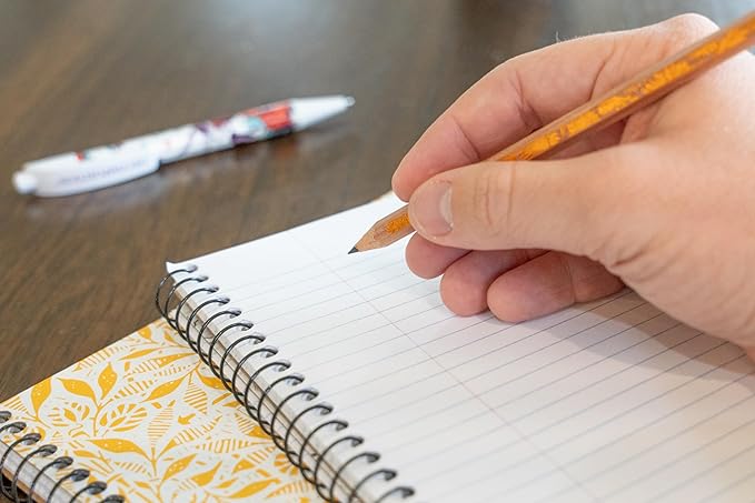 Decomposition Leafy Perch College Ruled Spiral Notebook - 9.75 x 7.5 Journal with 160 Lined Pages - 100% Recycled Paper - Notebooks for School Supplies, Home & Office - Made in USA