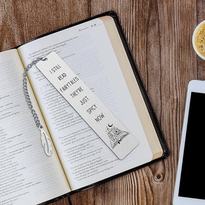 Funny Bookmark for Spicy Fairytale Bookish Gift for Women Girls Book Lover Gifts for Spicy Reader Romance Lover Reading Gift Bookworm Birthday for Friends Valentines Christmas for Her