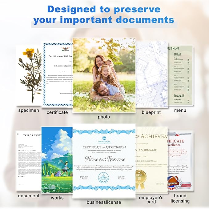 3000 Pack Laminating Sheets, 5Mil 9" x 11.5" Laminating Pouches,5Mil Clear Thermal Lamination Sheet Paper for Laminator, Holds 8.5 x 11 Inch Sheets