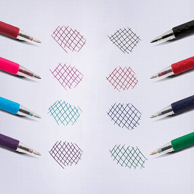 Pentel R.S.V.P. Ballpoint Pen, Medium Line, Blue Ink, 2 Pack (BK91BP2C)