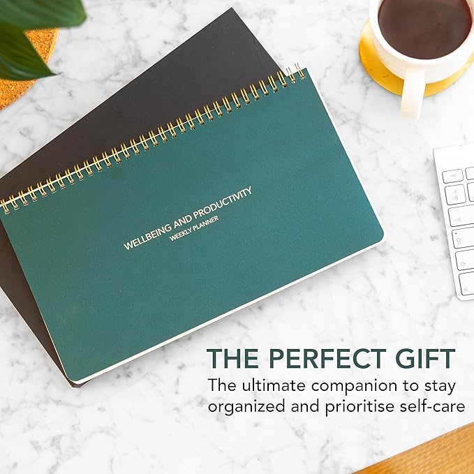 Zen & Flow - Undated Weekly Planner, Dashboard Desk Pad, Dashboard Desk Notepad, Productivity, Daily To Do List, Habit Tracker, Desk Notepad, Desk Planner, Dashboard Planner