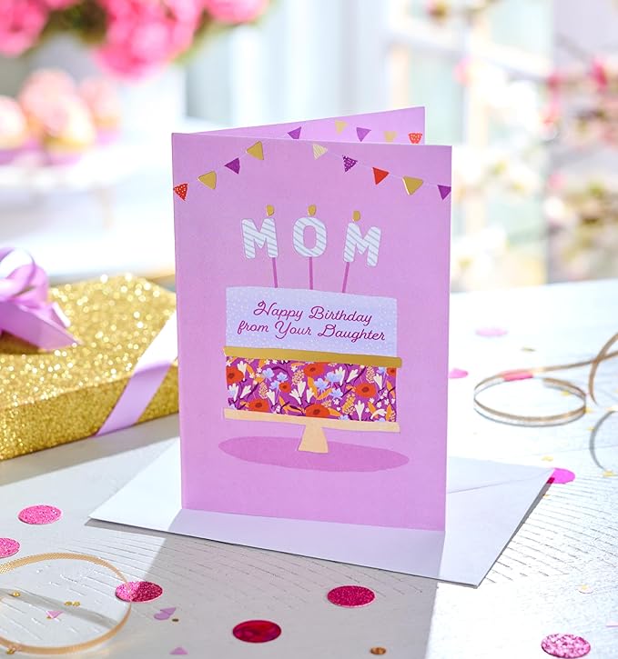 American Greetings Mom Birthday Card from Daughter (A Wonderful Mom)