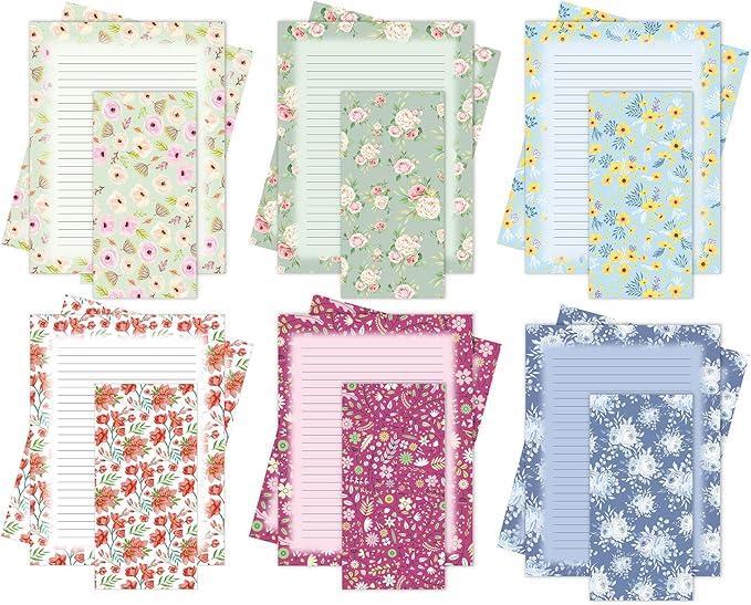 Mr. Pen- Stationery Writing Paper with Envelopes, 30 Letter Writing Paper with 18 Envelopes, Floral Cute Stationary Set for Writing Letters, Stationary Paper, Writing Paper Stationary, Letter Set