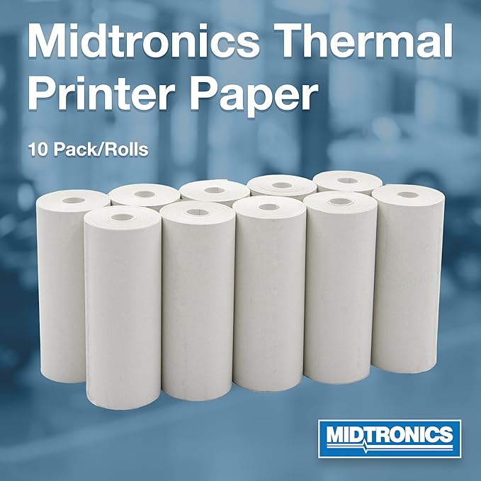 Midtronics Thermal Printer Paper - Ships as a 10 pack/rolls - A401