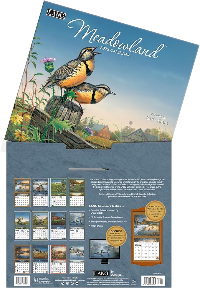 LANG Meadowland 2025 Wall Calendar (25991001931)
