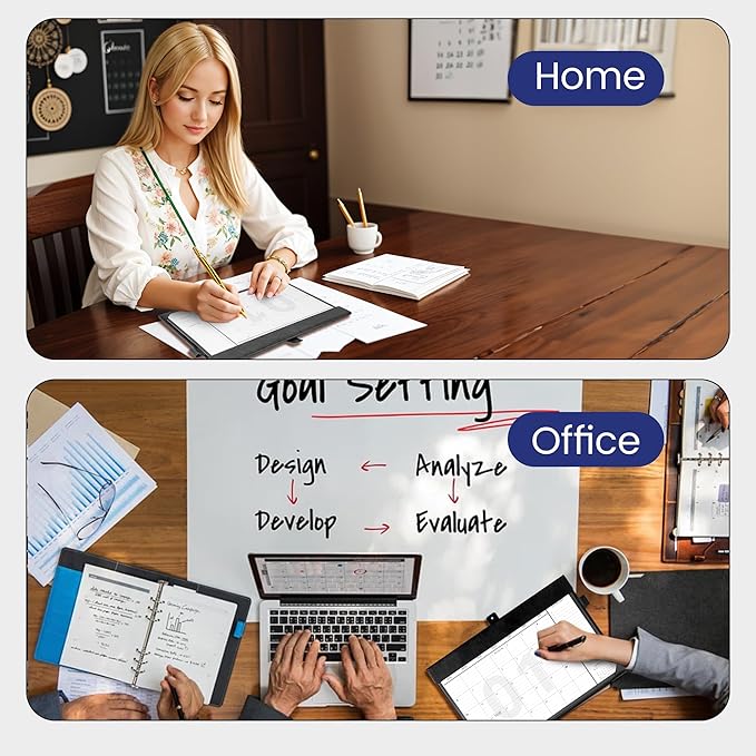 Desk Calendar 2025,12 Month Wall Calendar from Jan 2025-Dec 2025, Small Desk Calendar 12" x 8.5" with To-Do Lists, Leather Desk Pad Calendar with PVC Cover for Home School and Office,Black