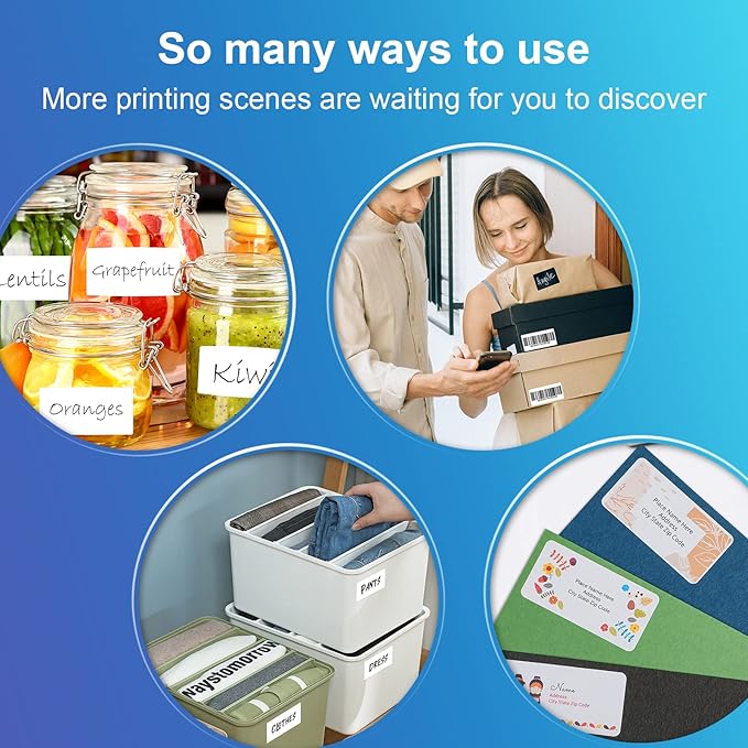 10up Shipping Address Labels 2 X 4 Label, Matte Stickers Paper Compatible with Laser & Ink Jet Printers, 100 Sheets-1000 Labels (5163/8163 /18163)