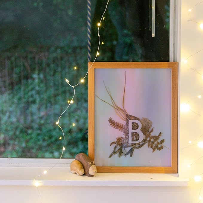 Bylion Transparent Holographic Overlay Lamination Vinyl A4 Size Self-Adhesive Laminate Waterproof Vinyl Sticker Paper, 20 Sheets 8.25 x 11.7 Inches