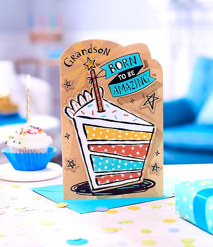 American Greetings Birthday Card for Grandson (You Can Do Anything)