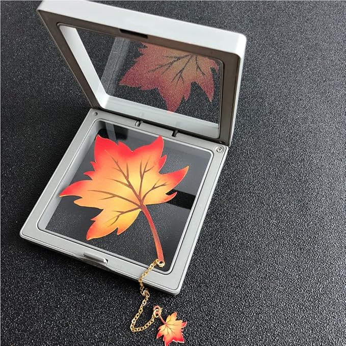 Bookmarks for Book Lovers Book Marks for Reading Women Birthday Graduation Christmas Gifts for Her Cute Metal Bookmark Book Markers Stocking Stuffers for Teens (Maple Leaf)