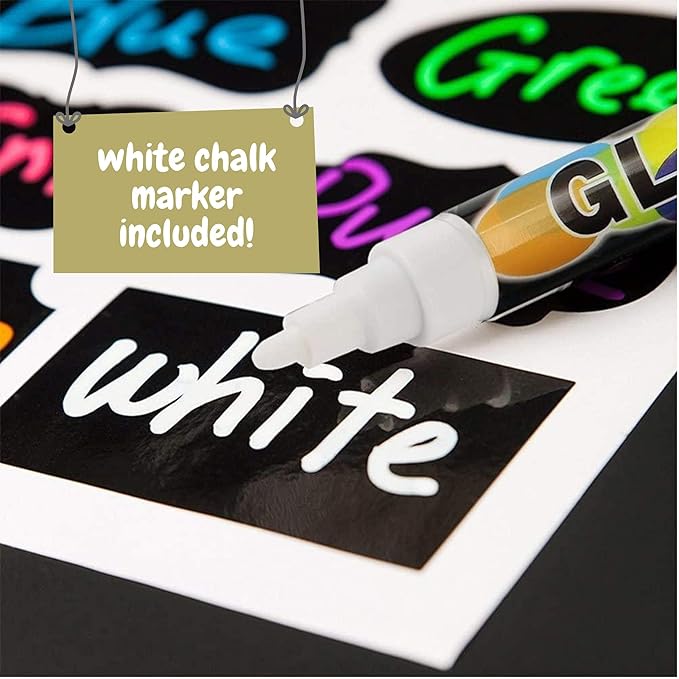 Tabletop Chalkboard Sign with Easel (11x13) + White Liquid Chalk Marker | Hanging or Freestanding Framed Chalkboard with Hand Crafted Sweetheart Frame - Multipurpose Small Chalkboard Sign