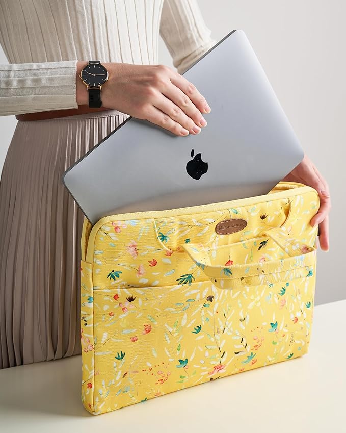 Maison d'Hermine Laptop Bag upto 15.6 inch Stain and water repellent Cotton canvas - Colmar