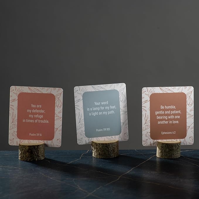 DIVERSEBEE Bible Verse Cards, 60 Unique, Assorted Mini Scripture Encouragement Motivational Inspirational Prayer Cards, Christian Bible Gifts (Delicate)