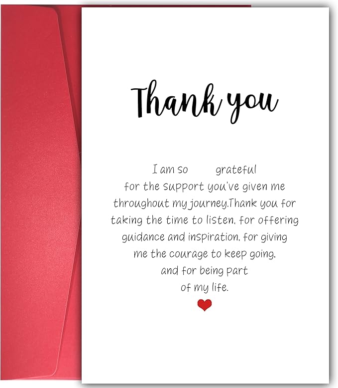 Heartwarming Thank You Card for Him Her, Funny Appreciation Card for Teacher Boss, Sweet Thank You Card for Friends Family, Friendship Card, Thank You for Being Part Of My Life