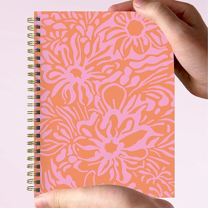 TF PUBLISHING 2025 Happy Hibiscus Medium Weekly Monthly Planner Case of 32 - Goals & Task Trackers - Planner Monthly and Weekly with Organizer Stickers - 12 Month Calendar Planner - 6.5" x 8"