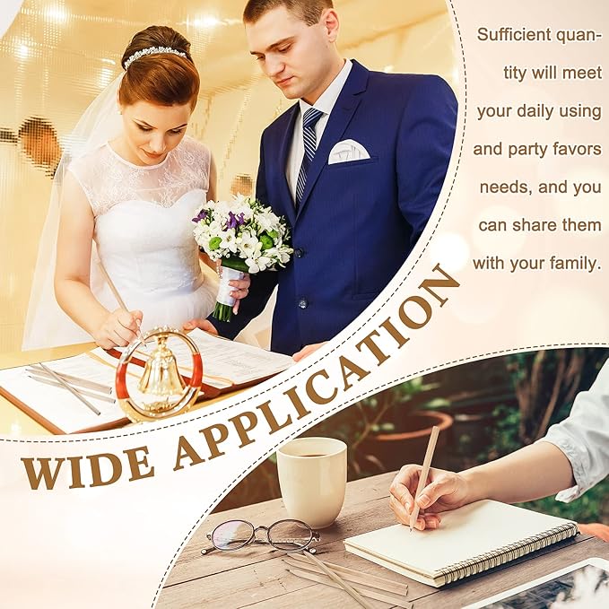 Fumete 100 Pieces Wooden Pencils Bulk No Eraser Hexagonal HB Graphite Unsharpened Natural Wood Pencils Without Erasers for Classroom School Home Office Drawing Sketching Learning