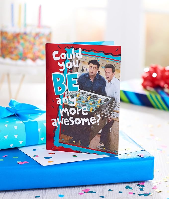 American Greetings Funny Pop Up Birthday Card (Friends, Joey and Chandler)