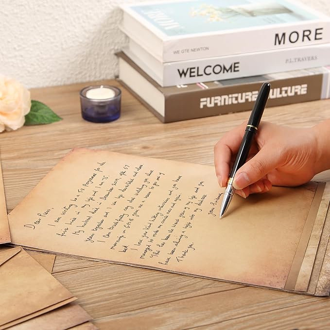 Mr. Pen- Stationery Writing Paper with Envelopes, 30 Letter Writing Set With 18 Envelopes, Vintage Stationary Letter Set