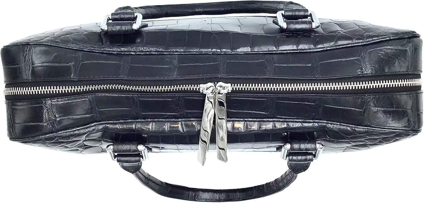 Masami Handmade Genuine Crocodile Leather Business Bag, Briefcase, Japanese brand, Leather bag