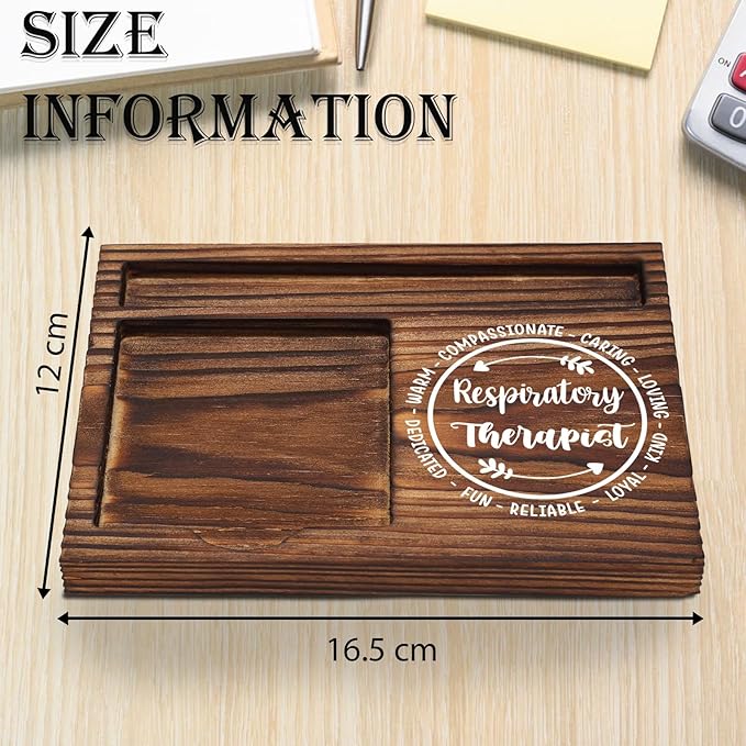 Respiratory Therapist Sticky Note Holder, Appreciation Gift for Pulmonologist Therapy Nurse, Thank You Gifts for Respiratory Nurse Therapist Self-Stick Note Pad Holders Desk Organizer TZP19