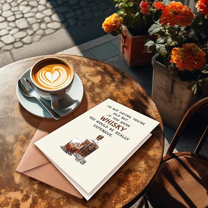 Funny Birthday Card for Old Men or Old Women, Suitable for Him And Her, Unique Birthday Gift for Dad, Mom, Husband, Wife, Grandpa, Grandma, Brother, Sister, Friends And Family.