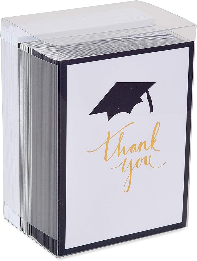 American Greetings Graduation Thank You Cards with Envelopes, Blank (50-Count)