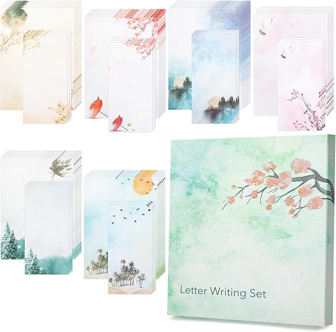 Mr. Pen- Boxed Stationary Letter Paper and Envelopes Set, 30 Stationary Papers+18 Envelopes, Stationery Sets, Stationary Set, Stationary Paper, Letter Stationery Set with Envelopes, Stationery Paper