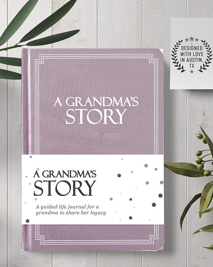 Grandma's Life Story Journal (Hardcover): A Meaningful Keepsake for Grandma to Share Her Journey & Memories, Book Includes 250+ Prompt Questions, Sentimental Gift for Mother's Day, Birthday, Christmas