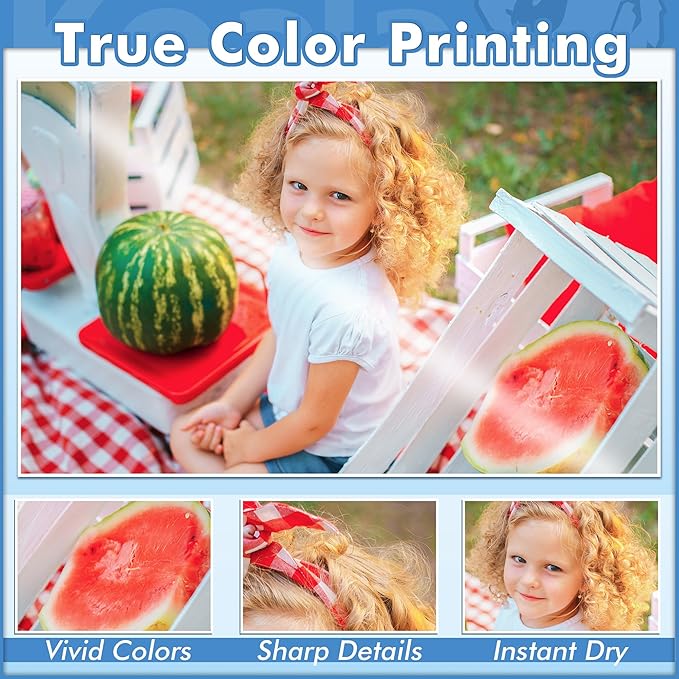 Koala Ultra Premium Photo Paper 8 x 10 In Satin Photo Printer Paper for Inkjet Printer Water-Resistant Semi Gloss 50 Sheets 72lb