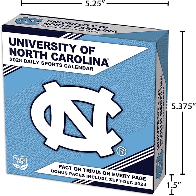 Turner Sports UNC Tar Heels 2025 Box Calendar (25998053116)