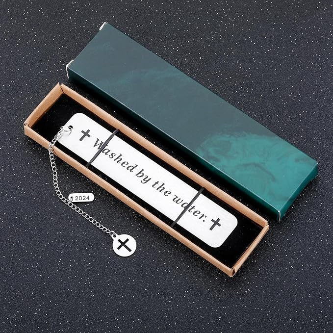 Baptism Gifts for Adults, Adult Baptism Gifts for Women Men, Catholic Baptism Gifts for Boys Girls, Christian Bookmarks for Women, First Bible Gifts for Son, Baptismal Christening Gift