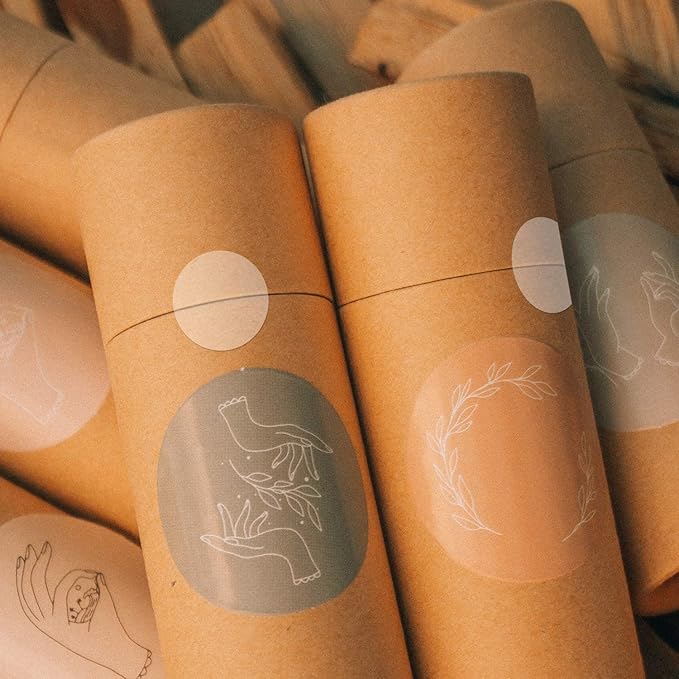 2400 Pieces 0.75 Inch Clear Transparent Round Waterproof Sticker,Envelope Tab Sealer and Retail Package Round Clear Seal Labels Self Adhesive Stickers