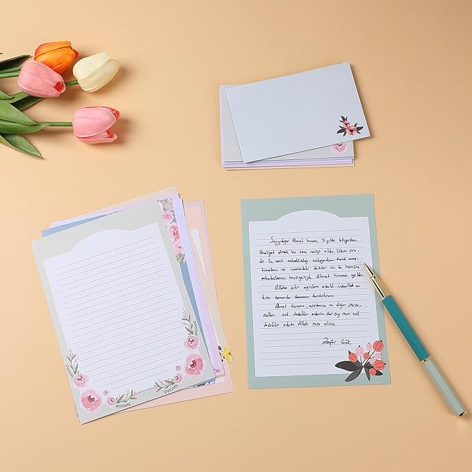 Mr. Pen- Stationery Writing Paper with Envelopes, 60 Letter Writing Paper with 30 Envelopes, Cute Stationary Set for Writing Letters, Stationary Paper, Writing Paper Stationary, Letter Set