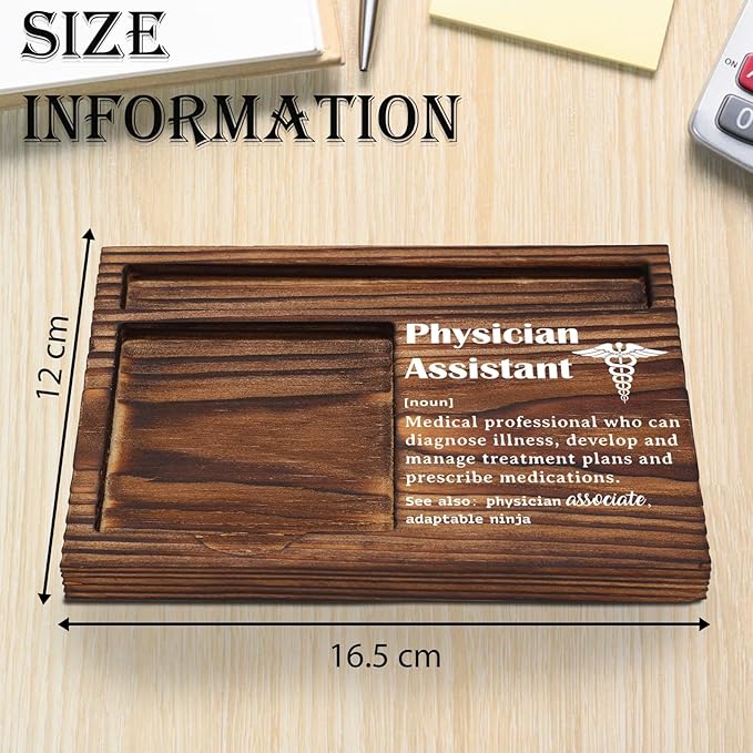 Physician Assistant Sticky Notepad Holder, Thank You Gifts for Physician Assistant, Appreciation Gifts for PA School Nurse Week Gift PA Student Graduation Gifts Sticky Note Pad Holder TZP26