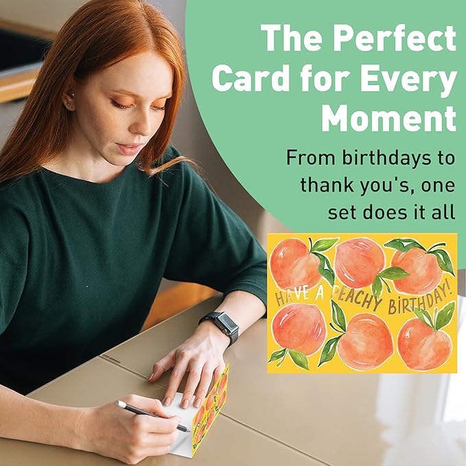 S&O 100 Assorted Cards for All Occasions Box Set - All Occasion Cards Assortment Box with Envelopes - Stylish Greeting Card Decor - 4.25x5.75”